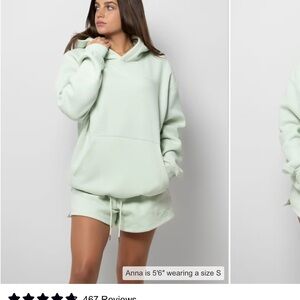 Comfrt Pastel Shorts in Mint